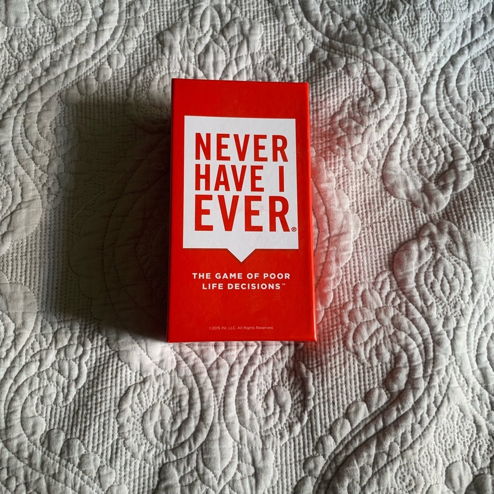 Brand new never have I ever game